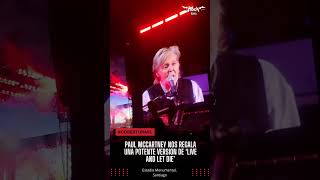 CoberturaRL  PaulMcCartney nos regala una potente versión de ‘Live And Let Die’ [upl. by Statis]