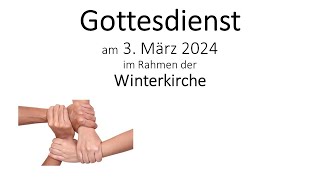 Gottesdienst am 03032024 mit P Bodo Harms [upl. by Enilrad151]