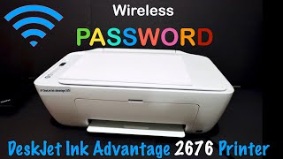 HP DeskJet Ink Advantage 2676 WiFi Password [upl. by Evonne]