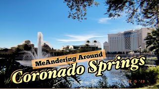 MeAnderingAround Disney Resorts Coronado Springs [upl. by Ahsietal398]