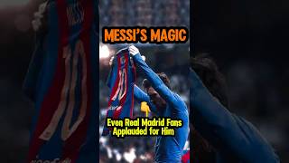 Messis Magic Moment 2011s Unbelievable Solo Goal messi realmadrid barcelona footballshorts [upl. by Hajed451]