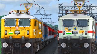 BACK TO BACK HIGH SPEED TRAINS SKIPPINGTRAIN SIMULATORRAILWORKS GAMEPLAYINDIAN RAILWAYTRAIN GAME [upl. by Penland]