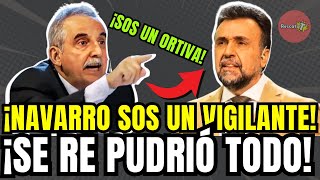 ¡NAVARRO SOS UN VIGILANTE ¡SE RE PUDRIÓ TODO NAVARRO vs MORENO [upl. by Enelym681]