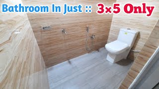 3×5 FT Bathroom Design 🔥 Very Small Bathroom Bathroom Tile Design Ideas [upl. by Edda19]