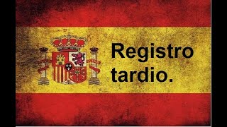 Primeiros passos da nacionalidade  cidadania espanhola pelo REGISTRO TARDIO [upl. by Treiber]