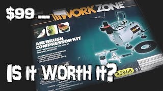 99 Aldi Airbrush Kit  Is it worth it [upl. by Wenger]