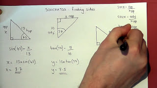 Trigonometry Basics  how to find missing sides and angles easily 6 Golden Rules of SOHCAHTOA [upl. by Harbard44]