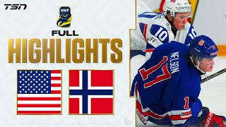 USA vs Norway FULL HIGHLIGHTS  2024 World Junior Championship [upl. by Charin]