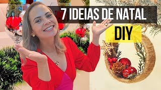 7 IDEIAS BARATINHAS PARA O NATAL 🎄 Decore sua Casa Gastando Pouco ✨ DIY Decoração de Natal [upl. by Giddings346]