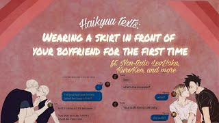 Wear a skirt in front of your boyfriend challenge ftNonToxic LevYakuKuroKen pt 2 [upl. by Notgnillew]