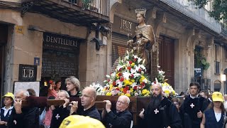 Procesión de la Mercè 2024 [upl. by Marinna]