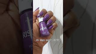 Esse esmalte lilás da risqué é lindo Confira [upl. by Nagy]