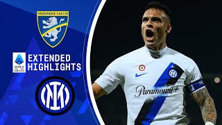 Frosinone vs Inter Extended Highlights  Serie A  CBS Sports Golazo [upl. by Scholz]