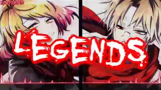 Nightcore  Legends Never Die Switching Vocals [upl. by Nosnhoj]