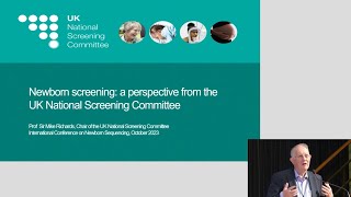 Keynote Newborn screening A perspective from the UK National Screening Committee ICoNS23 [upl. by Kirtap119]