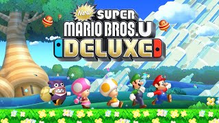 New Super Mario Bros U Deluxe  Full Game 100 Walkthrough 4 Players [upl. by Ivie]