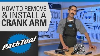 How to Remove and Install a Crank Arm on a Bike [upl. by Nayab]