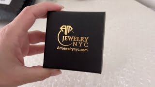 Unboxing 18inch 10k gold Semi Hollow 28mm Rope Chain [upl. by Nollek]