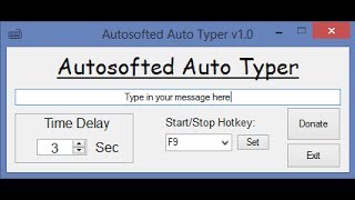 Free Auto Typer Download by Autosofted [upl. by Nanahs]