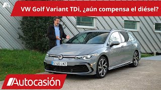 VW Golf Variant TDi 2022 Prueba  Test  Review en español  Autocasión [upl. by Algar]