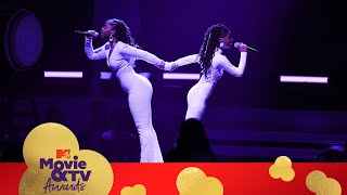 Chloe x Halle Perform quotWarriorquot  quotThe Kids Are All Rightquot  2018 MTV Movie amp TV Awards [upl. by Newell]