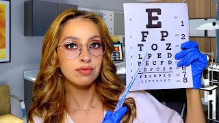 ASMR Eye Exam Checkup and Glasses Fitting 👓  Roleplay [upl. by Diann]