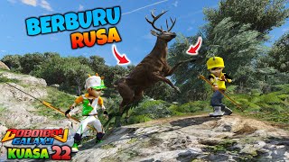 BOBOIBOY PETIR DAN SORI BERBURU RUSA DI HUTAN  GTA 5 MOD [upl. by Ernest]