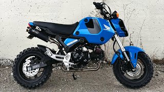 REVIEW  Zoom Exhaust  Honda Grom Stage 2 [upl. by Goody]