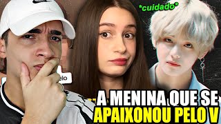 REAGINDO A MENINA QUE SE APAIXONOU PELO V DO BTS  EDIZINHO [upl. by Nalliuq]