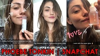 Phoebe Tonkin  Glossiers Snapchat Take Over quotMorning Routinequot  The Originals Set [upl. by Esme]