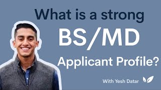 How to Get Into a BSMD Program [upl. by Dani]