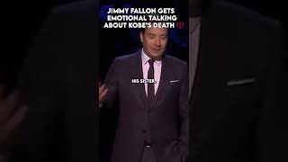 Jimmy Fallon Gets EMOTIONAL Talking About Kobe Bryants DEATH💔 Part 2 shorts kobebryant nba [upl. by Aneeres]