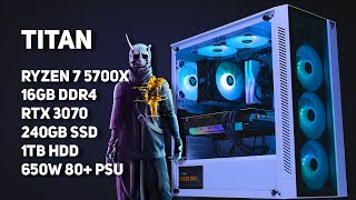 VRLA Tech Titan Gaming PC Gameplay  GeForce RTX 3070 I AMD Ryzen 7 5700X [upl. by Anelahs]