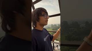 Itni Upar Tanki per Chadh gai😱 souravjoshivlogs vlog funny shorts [upl. by Malory789]