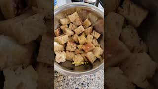 Easy Sourdough Croutons 😋 [upl. by Annayram121]