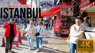 Istanbul walking Tour Sultanahmet to Çemberlitaş 4K60FPSIstanbul Winter 2023 [upl. by Notyad858]