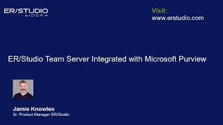ERStudio Integrated with Purview [upl. by Irab719]