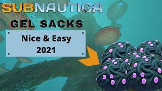 Get Gel sacks Easy  Subnautica [upl. by Nnayelhsa]