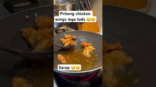 Pritong chicken wings mga lods 😋😋 chickenwings yummy pleasesubscribe shortvideo shorts [upl. by Plante]