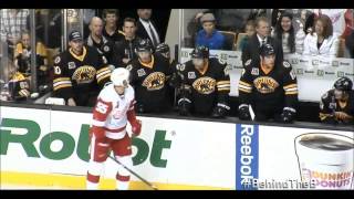 Chris Kelly hits Kronwall [upl. by Eibloc820]