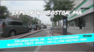 Exploring Boston MA Allston’s Residential Streets and Allston Christmas Finds [upl. by Lodge]