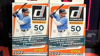 Opening Two 2022 Donruss Baseball Hangers [upl. by Chuah602]