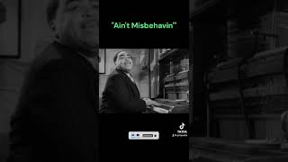 Fats Waller  quotAint Misbehavinquot from Stormy Weather 1943 musical blackhistory [upl. by Farlee563]