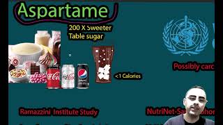 Aspartame Causes Cancer  WHO Recognizes aspartame as a Possible carcinogen [upl. by Madox95]