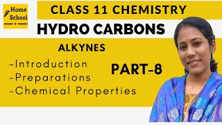 Alkynes  Hydrocarbons  Class 11 Chemistry  NEET  JEE  CBSE [upl. by Tebazile]