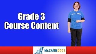 Grade 3 Course Content Family Dog Obedience [upl. by Ecnerrat]