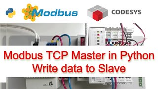 Modbus TCP Master Client Implementation in Python  Write Data To Modbus Slave [upl. by Ivek95]