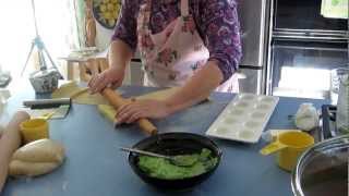 Ravioli Making Lenora Boyle with Kathleen Johnson amp friends [upl. by Bobker]