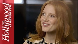 TIFF The Martian Star Jessica Chastain calls Matt Damon “Movie Star and a Chameleon Actorquot [upl. by Flodur]