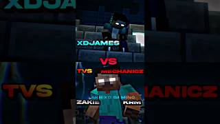 XDJames Vs TvS HeroCrafterZ ZakieXD KRMStudioZ MechanicZ  Rapture Edit  zakiexdgaming shorts [upl. by Burroughs]